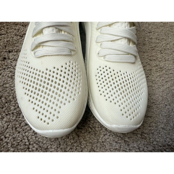 Crocs Women's Sneakers - Literide 360 Pacer Lace Up White Shoes Size W7 - Picture 3 of 11